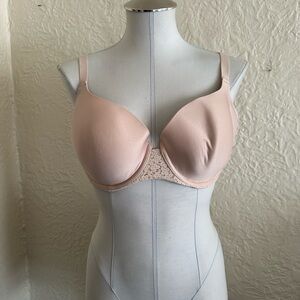 Chantelle Norah Comfort Smooth Sweetheart T-Shirt Bra Nude Beige 34E